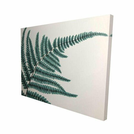 BEGIN HOME DECOR 16 x 20 in. Fern-Print on Canvas 2080-1620-FL261